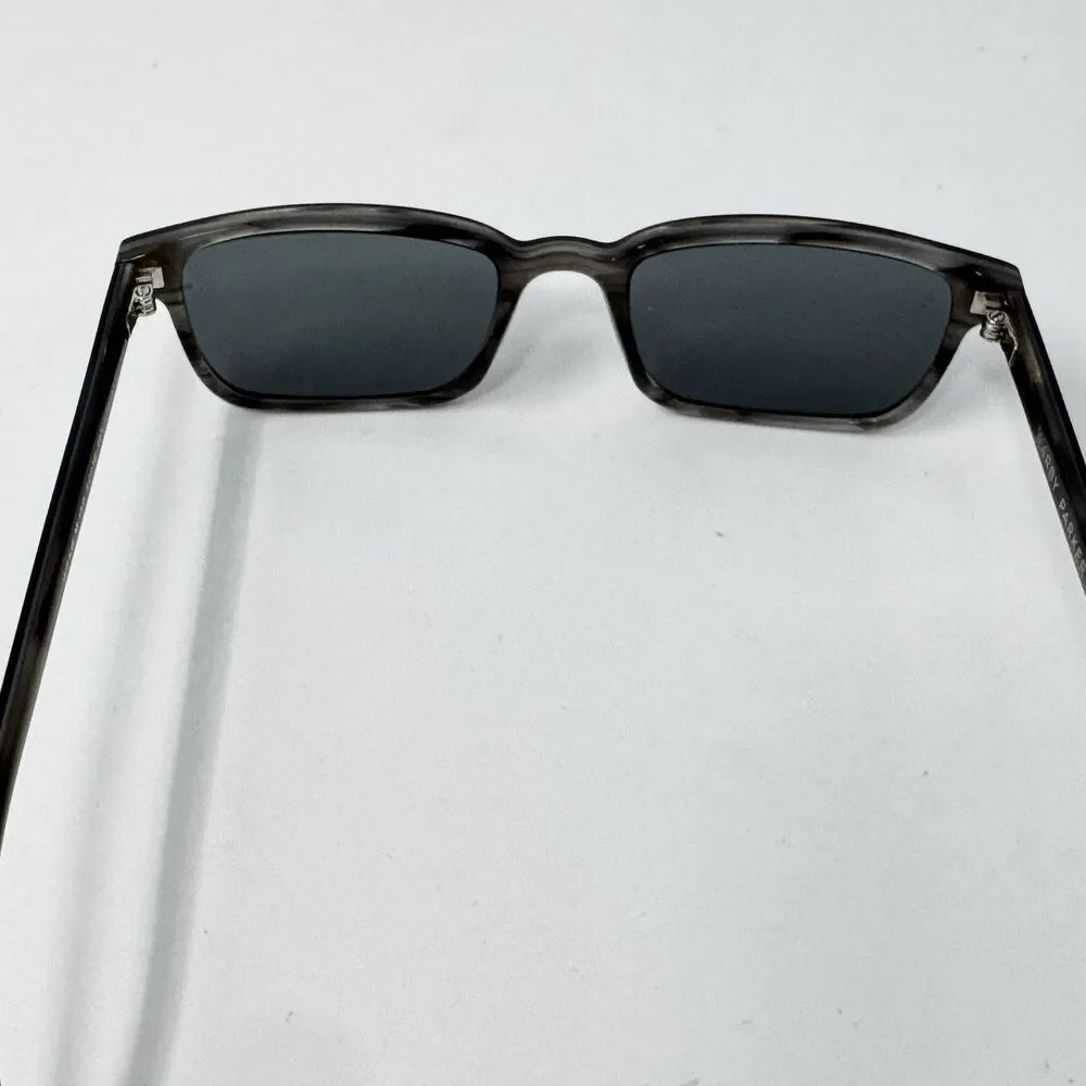 Warby Parker Wilkie M 150 Striped Gray Eyeglass Frames 50-18-145